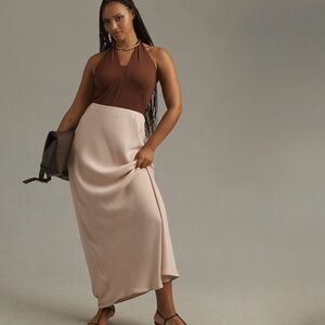 ANTHROPOLOGIE The Tilda Maxi Slip Skirt